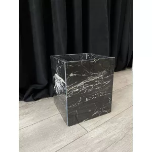 Кашпо из мрамора Silver Portoro