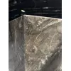 Каменное кашпо из серого мрамора