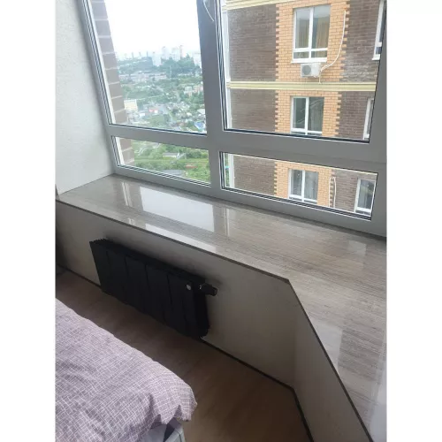 Подоконник из мрамора Dark Wooden Подоконник из мрамора Dark Wooden